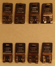 Lionel Original Postwar CTC Lockons - Eight 8 - For O  O27 Gauge Track