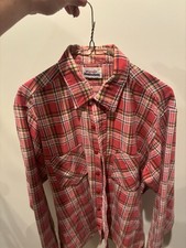 Wrangler Button-Up Vintage 70s/80s Made in USA Size Large