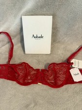 Aubade - Korb-BH mit Bügel - rot, Größe 85...