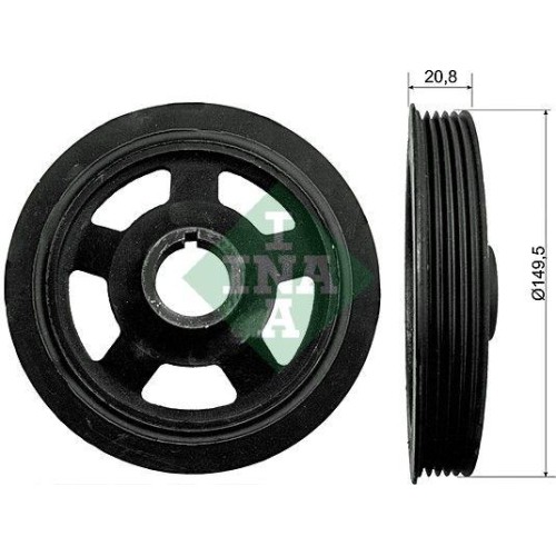 Riemenscheibe Kurbelwelle Schaeffler Ina 544 0092 10 FüR Hyundai Kia-image