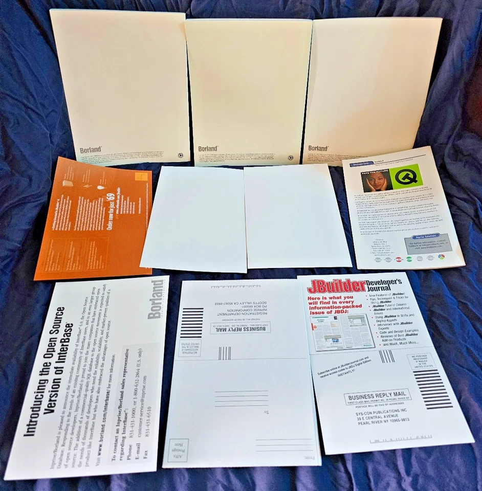 Borland JBuilder 4 Professional + C Builder 4 Delphi 4 COMPLETE SEALED CDs - Image 3 of 4