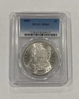 1885 Morgan Silver Dollar PCGS MS63 Blue Label