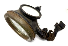 Vintage Auto Spotlight Rearview Mirror Parts Restore Rat Rod Police Car