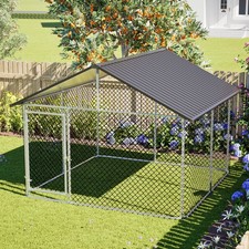 90" x 90" Outdoor Large Dog Kennel Pet Playpen Poultry Cage Dog Exercise Pen