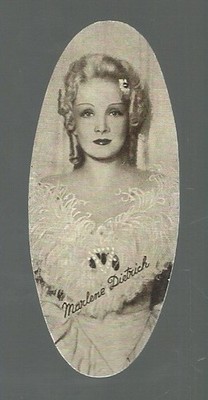 1934 CARRERAS FILM STARS  #39  MARLENE DIETRICH  NM/MT  KEY CARD  RARE SET