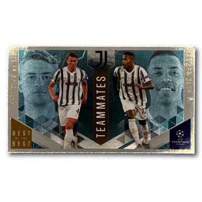 Topps UEFA Best of the Best 2020/21 - Teammates -  Alex Sandro &  Matthijs de Li