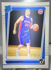 Panini Donruss 2021-22 Rated Rookie RC Luka Garza #214 Detroit Pistons