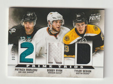 12/13 PANINI  PRIE MARLEAU RYAN SEGUIN #19 2ND PRIME TRIOS JERSEY #012/100 NRMT
