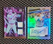 💥EDWIN RIOS-2020 Donruss Signature Series & Diamond Kings Dual Relic- DKM-ER