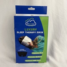 Luxury Sleep Therapy Mask. New In Box -Silver-
