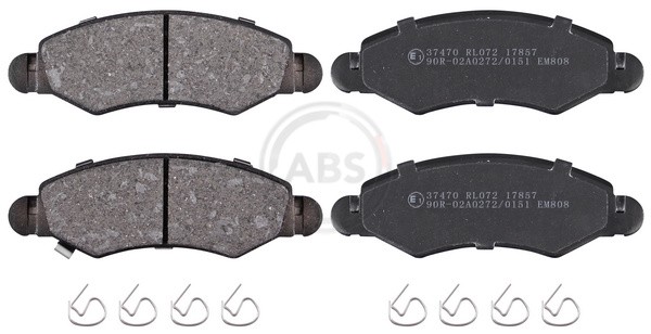 Vorderachse A.B.S. 37470 Bremsbelagsatz, Scheibenbremse FüR Subaru,Suzuki-image