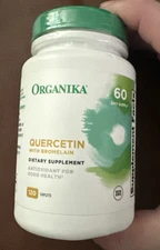 Quercetin with Bromelain, 120 Caplets Exp 5/28 B3
