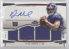 2013 Topps Prime Level V Auto Relics Silver 445/449 Ryan Nassib #PV-RN Auto n3t