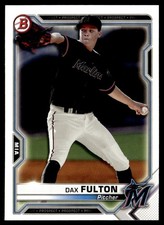 2021 Bowman Prospects Dax Fulton Miami Marlins #BP-32