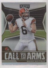 2021 Panini Playoff Call to Arms Silver Prizm Baker Mayfield #CA-BMA z5b
