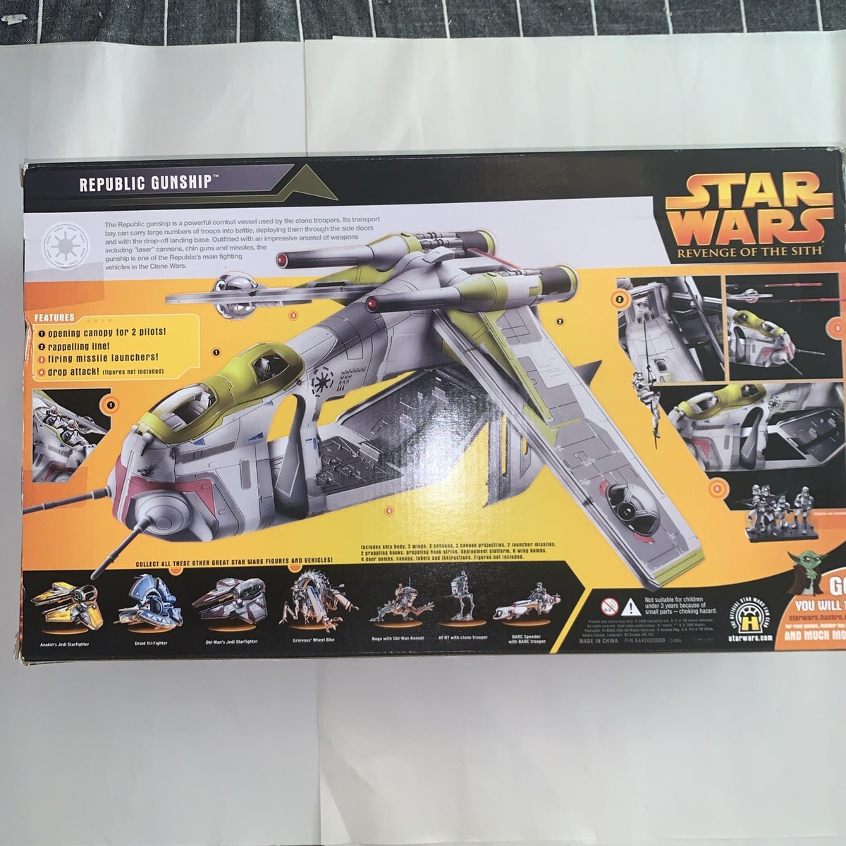 Hasbro Star Wars Republic Gunship Revenge of the Sith ROTS Hasbro Star Wars Republic Gunship Revenge of the Sith ROTS