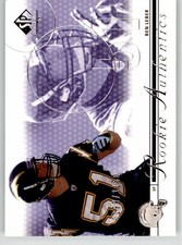 Ben Leber 2002 SP Authentic 182 #/1150 San Diego Chargers Rookie