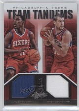 2012-13 Absolute Team Tandems Jerseys 15/25 Jrue Holiday Spencer Hawes #14 0q0