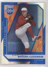 2021 Panini Elite Extra Edition Aspirations Blue 31/249 Brooks Gosswein #124 5ya