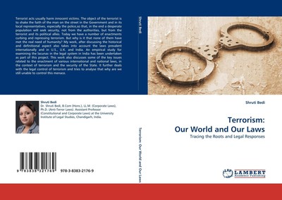Terrorism: Our World and Our Laws | Tracing the Roots and Legal Responses | Bedi