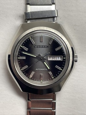 Citizen Watch Japan Automatic Day Date Water Resistant Mens Vintage