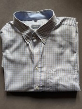 Hemd Herren kurzarm  blau/kariert ETERNA  Gr....