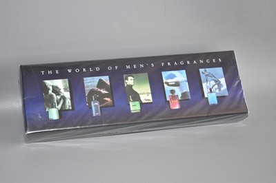 World of Men's Fragrances Edt 5 Miniaturen Vintage Joop Davidoff Jil Sander /#A5