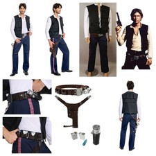 Han Solo Cosplay Costume Belt and Belt Holster Accessories Jedi Han Solo outfit
