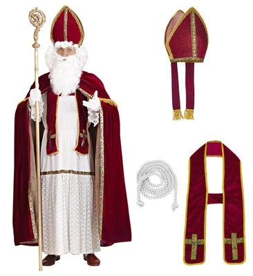 WIDMANN Costume da San Nicola - Babbo Natale - Vescovo Costume da San Nicola Tg S-XXL