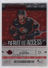 2023 Upper Deck Credentials Debut Ticket Access Red 40/349 Tyler Kleven #171 a4i