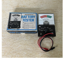 Testeur de batterie vintage Micronta 22-030A pour piles 1,5-22,5V et pile bouton