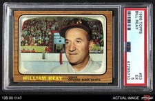 1966 Topps #53 Billy Reay Blackhawks COACH PSA 5 - EX