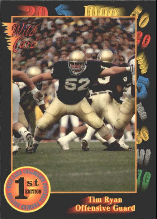 1991 Wild Card Draft Football (Pick Card From List) C155 04-25