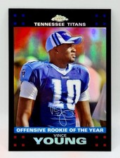2007 Topps Chrome VINCE YOUNG “Offensive Rookie of the Year” Refractor SP #TC107