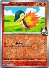Ethan's Cyndaquil 032/182 Common Destined Rivals Pokemon Reverse Holo NM