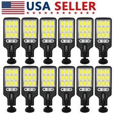 12x Lamparas Solares Luz LED Luces Para Exter...