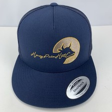 Honey Pain Hat Co Hat Blue Adjustable Snapback Yupoong Classics Baseball Cap