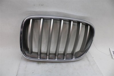 Used Left Upper Grille fits: 2014 Bmw X3 upper bumper mounted chrome surround Le