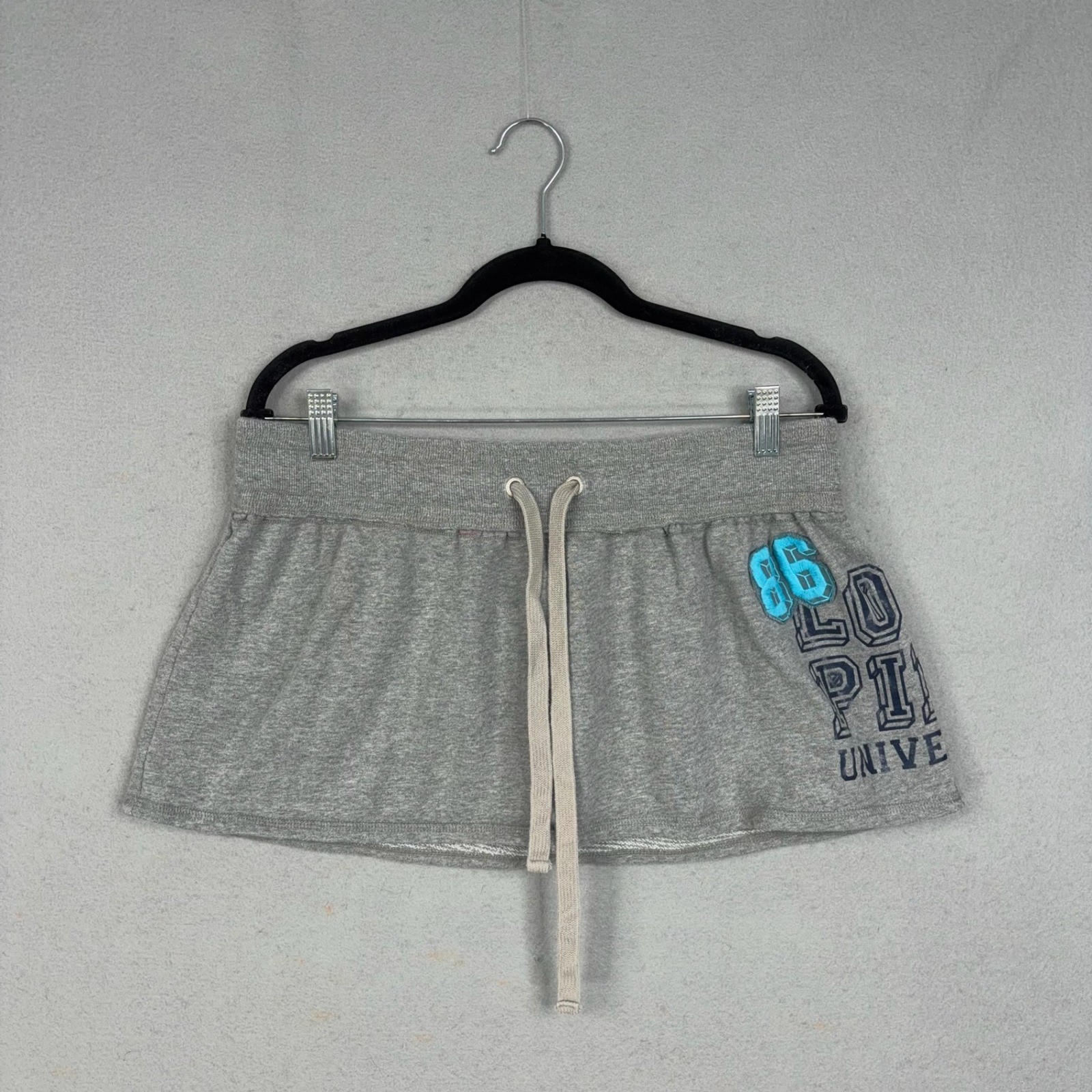 Victorias Secret PINK Mini Skirt Womens Medium Graphic University Y2K Lounge