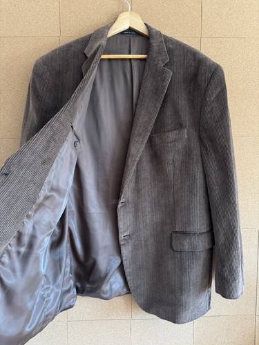 Chaps Brown Corduroy Blazer Jacket 48 Reg Vintage 100% Cotton Sport Jacket VGC - Picture 14 of 16