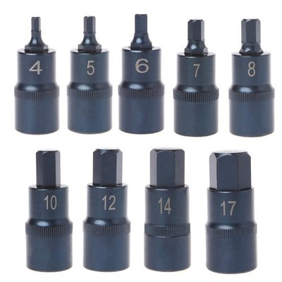 1/2 Drive Hex Socket Wrench Schraubenschlüssel Hexagonal Wrenchset 55mm H4 H17