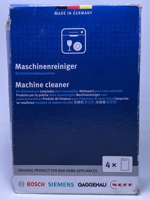 #ad Bosch Dishwasher Machine Cleaner Descaler Degreaser 4 Pack Damaged Box $18.00