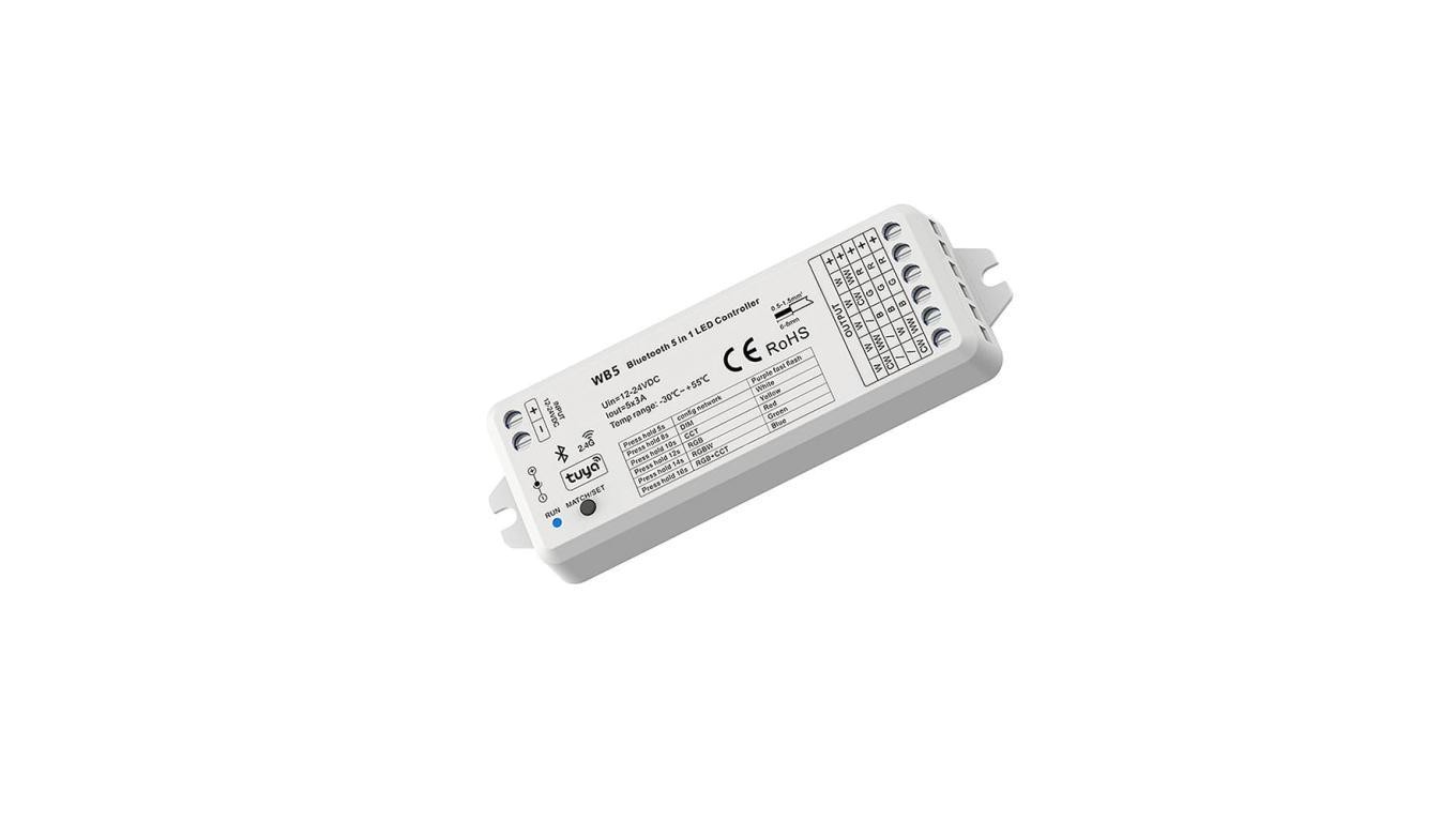 5904063160556 Sterownik LED 5w1 Skydance (Bluetooth) - Моно / CCT /RGB /RGB+CCT -