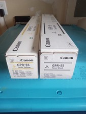 CANON GPR-55 BLACK YELLOW GENUINE TONER CARTRIDGE SET NIB