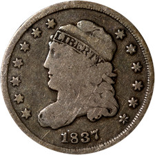 1837 Bust Half Dime - Choice