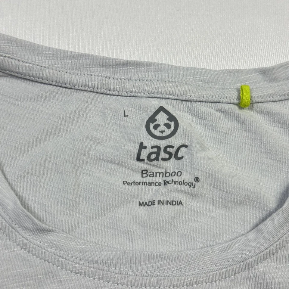 Camiseta sin mangas Tasc Performance para mujer grande gris bambú entrenamiento atlético yoga Foto 4 de 4