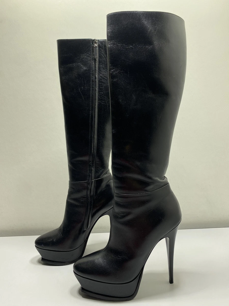 最安値　希少　Saint laurent heal boots SAINT LAURENT Niki embellished suede ankle boots | NET-A-PORTER