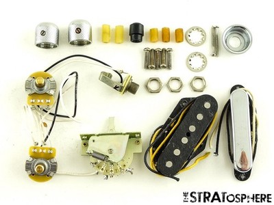 Fender 75th Anniversary Vintera Road Worn 1951 Tele PICKUPS POTS KNOBS + JACK 