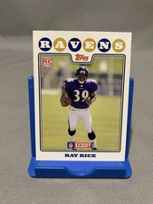 Topps 2008 Ray Rice Rookie Card Kickoff #184 Baltimore Ravens Football. rookie card picture