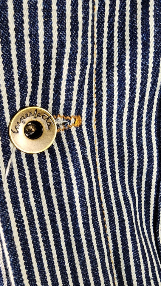 Railroad Pinstripe 夹克 Hickory @50 中号 — 第 3/4 张图片